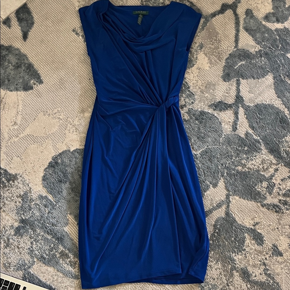 Ralph Lauren Cobalt Blue Midi Dress